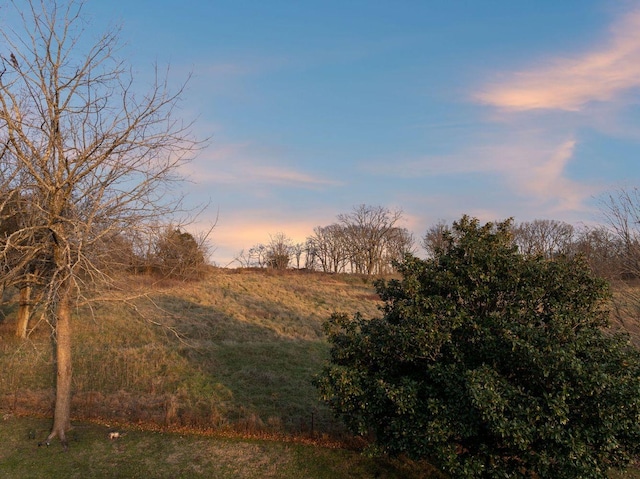 view of nature at dusk