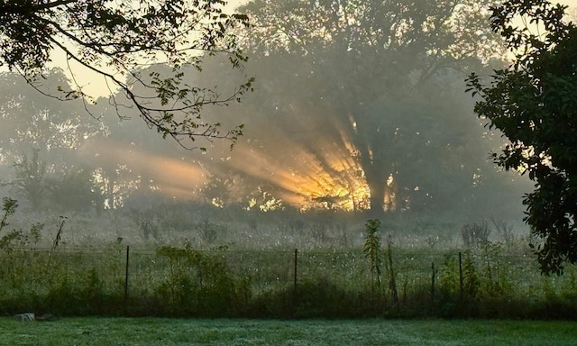 view of nature at dusk