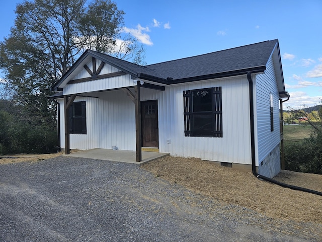 view of front of house featuring a patio area