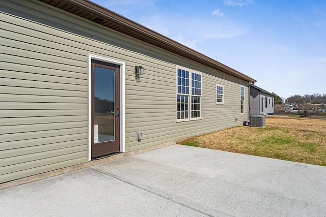 back of property featuring a patio area