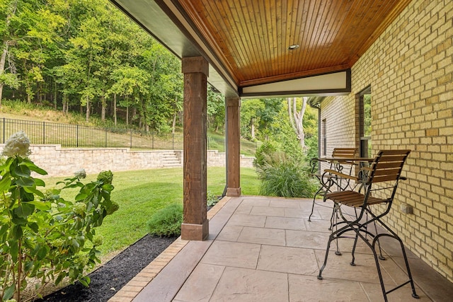 view of patio / terrace