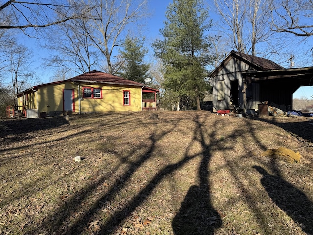 view of side of home