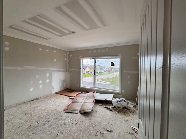 2363 Pea Ridge Rd, Clarksville, TN 37040 - empty room featuring ornamental molding