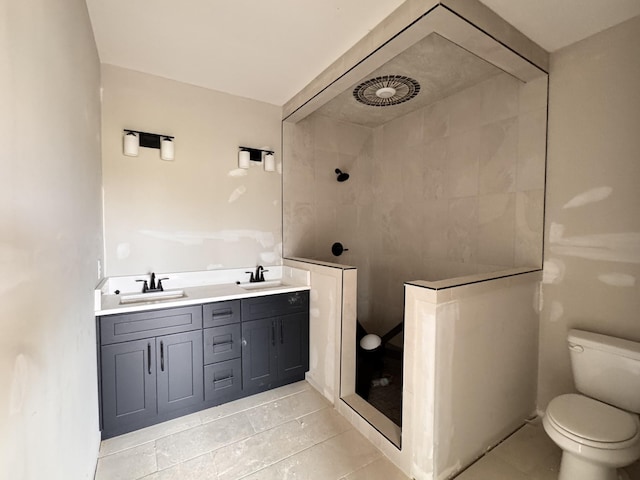 2363 Pea Ridge Rd, Clarksville, TN 37040 - full bath with a sink, toilet, and a walk in shower