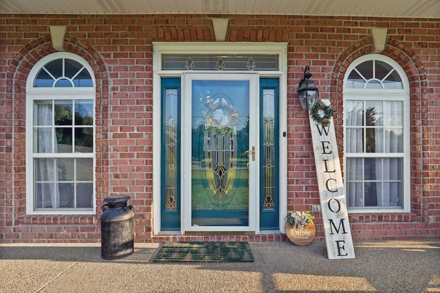 view of property entrance