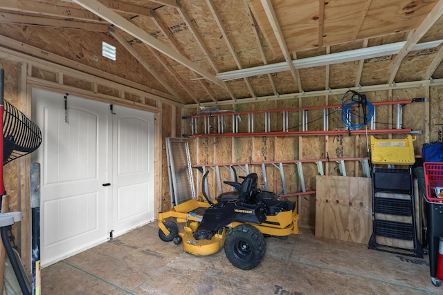 view of storage room