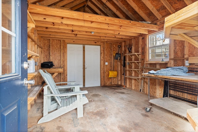 view of storage room