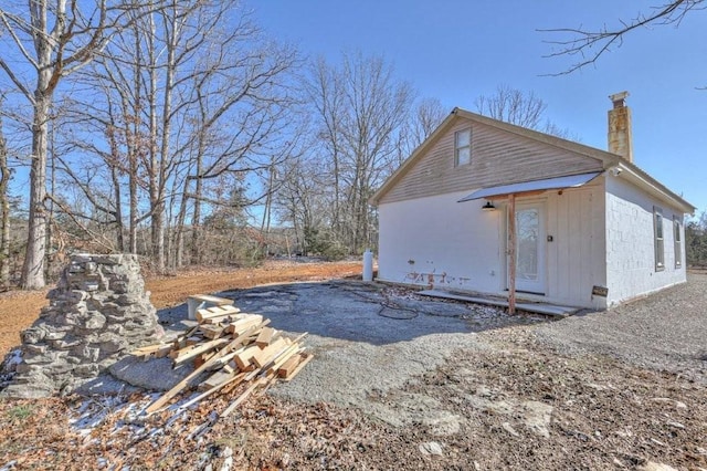 view of rear view of property