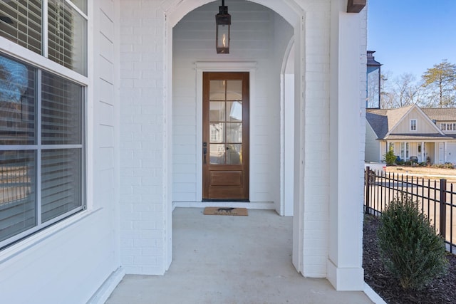 view of entrance to property