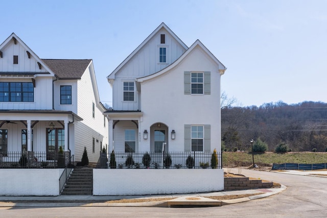 view of front of house with a porch