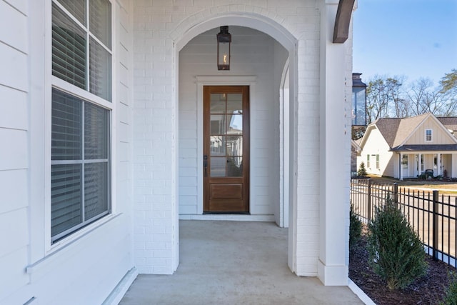 view of entrance to property