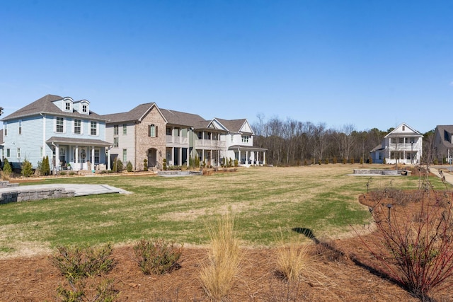 exterior space with a lawn