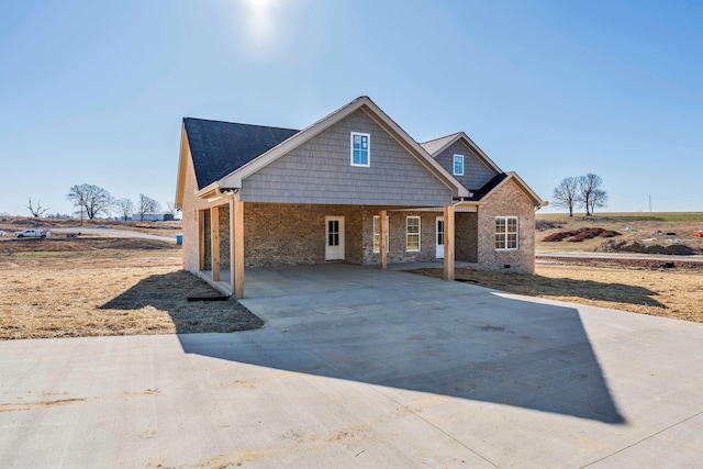 view of front of property