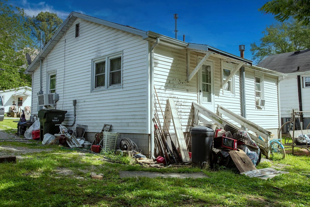 view of back of property