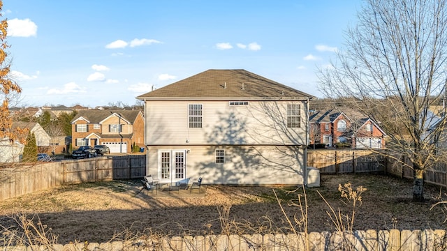 view of rear view of property