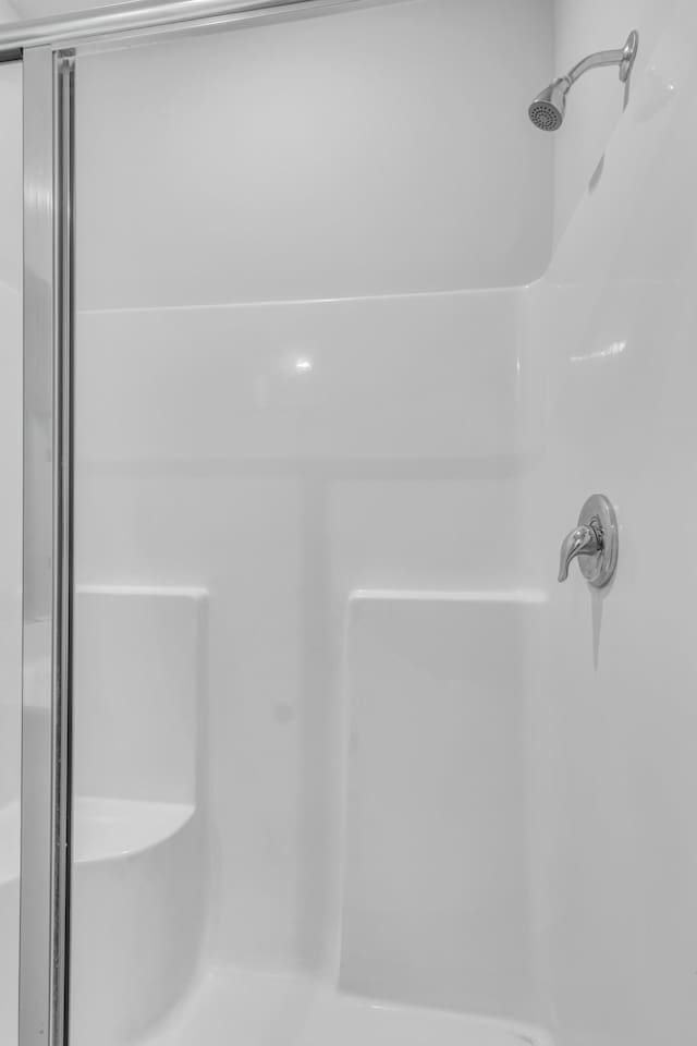 bathroom with walk in shower