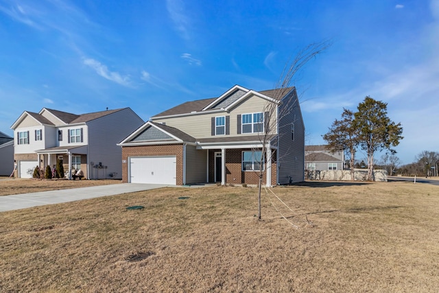 view of front of house with a front yard