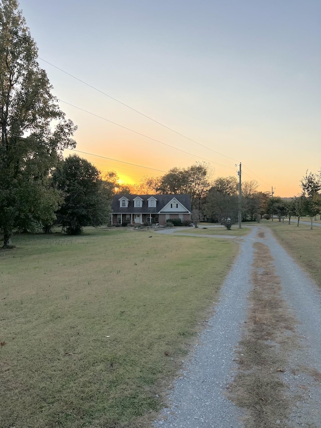 view of road