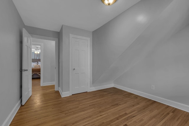 interior space with light wood-type flooring