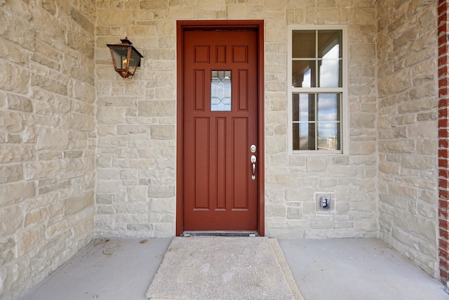 view of property entrance