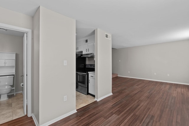 interior space featuring light hardwood / wood-style floors