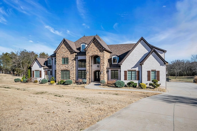 view of french country style house