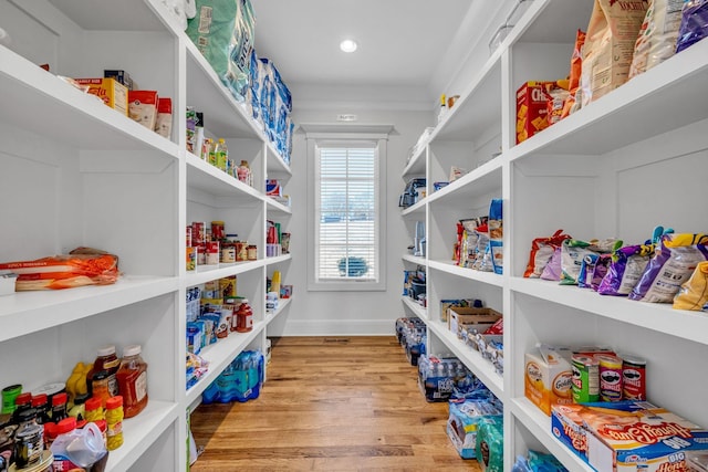 view of pantry