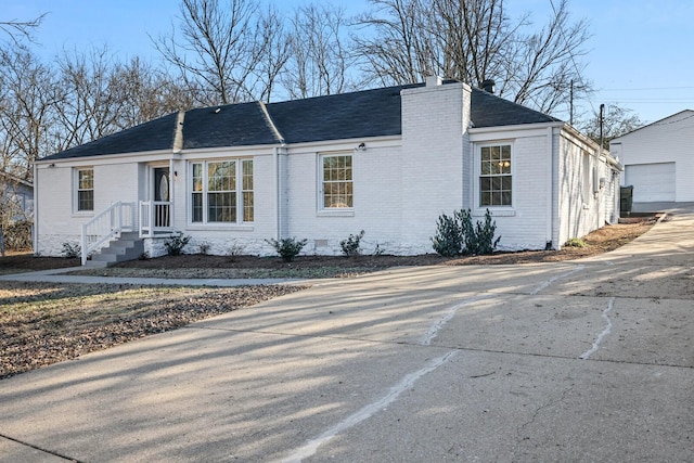 ranch-style house with a garage