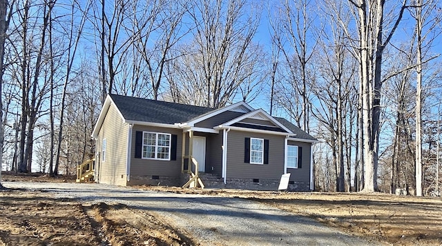 view of front of property