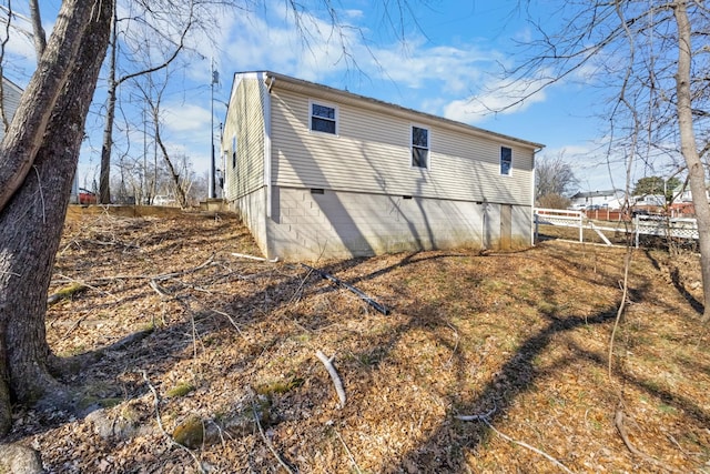 view of back of property