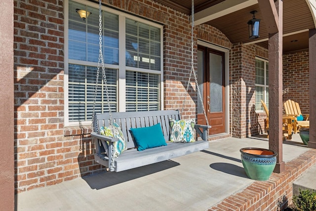 view of patio / terrace featuring a porch