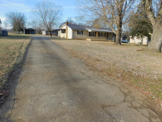 view of road