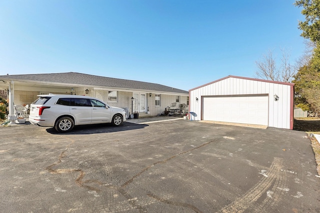 ranch-style house with a garage