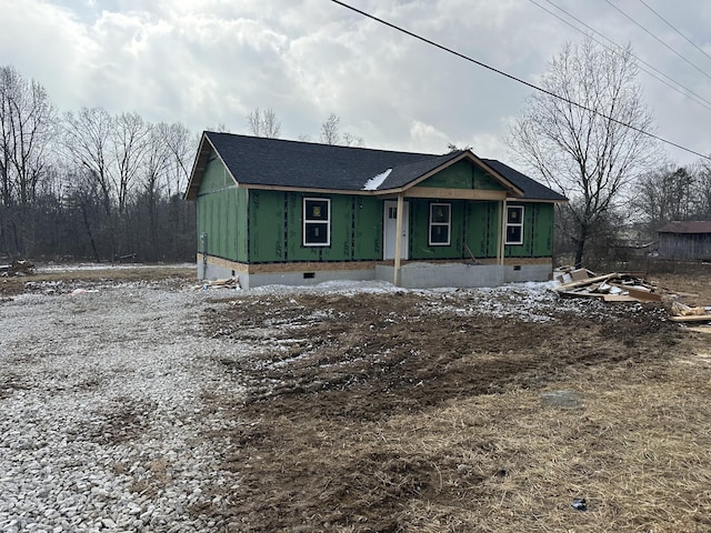 view of front of property featuring a porch