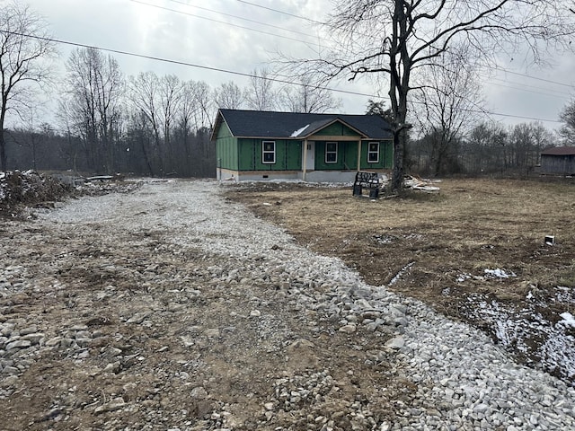 view of front of home