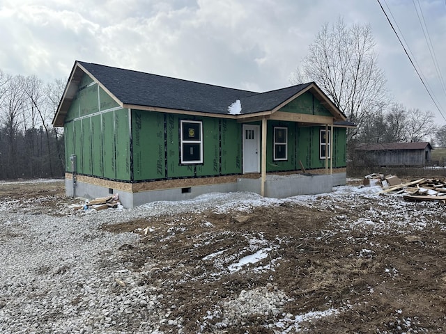 view of front of home