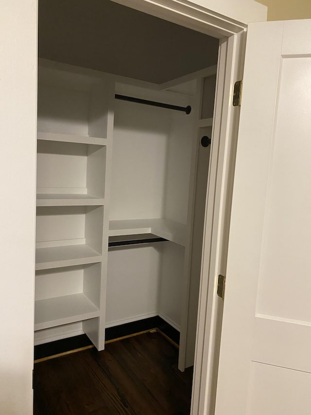 view of closet