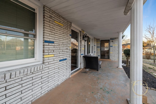 view of patio / terrace featuring covered porch