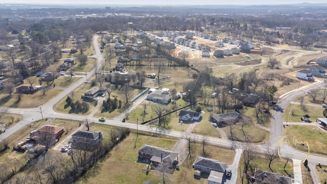 aerial view featuring a rural view