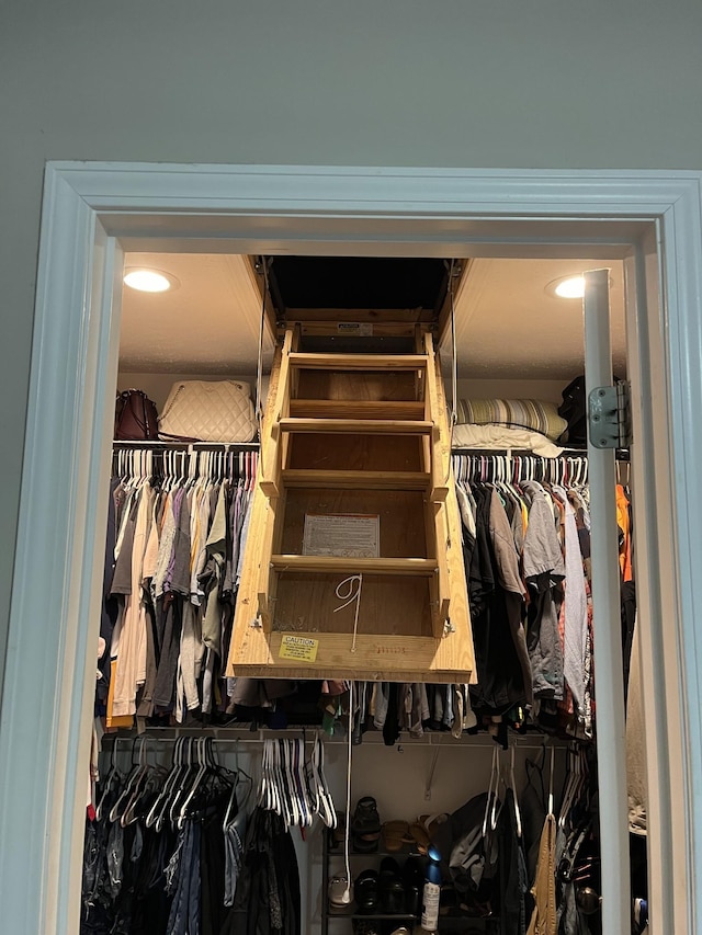 view of spacious closet