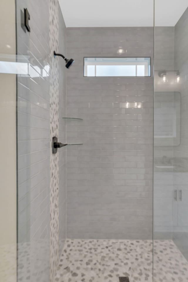 bathroom with walk in shower