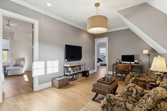 living room featuring light hardwood / wood-style flooring