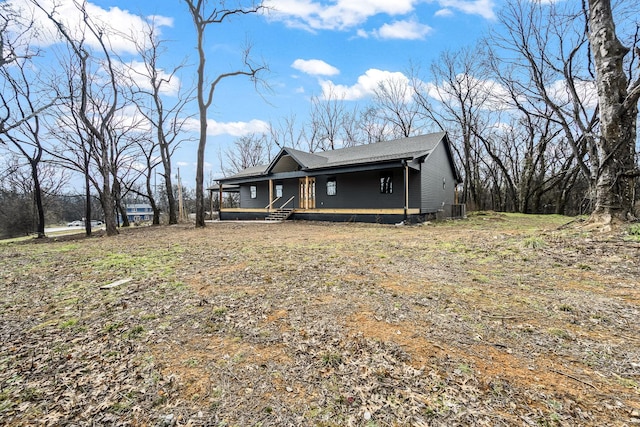 exterior space with central AC unit