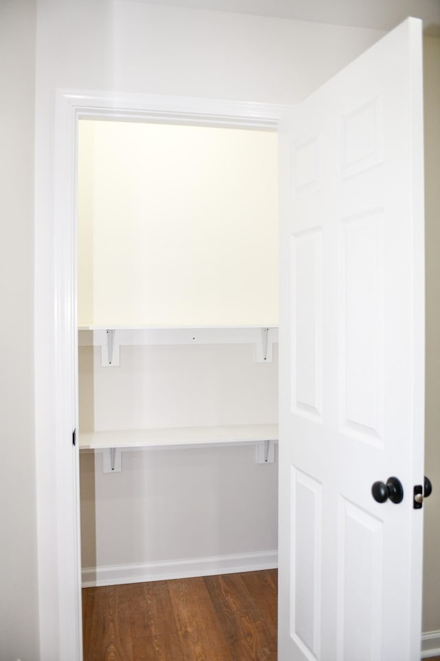 view of closet