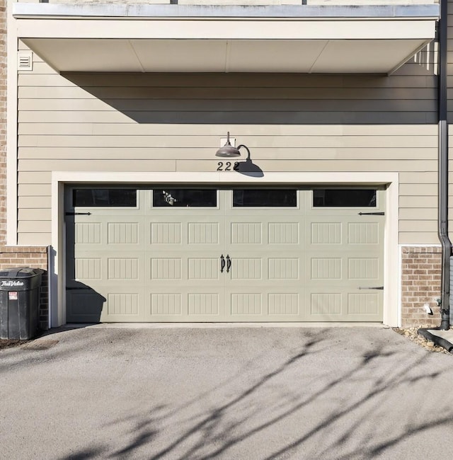 garage featuring cooling unit