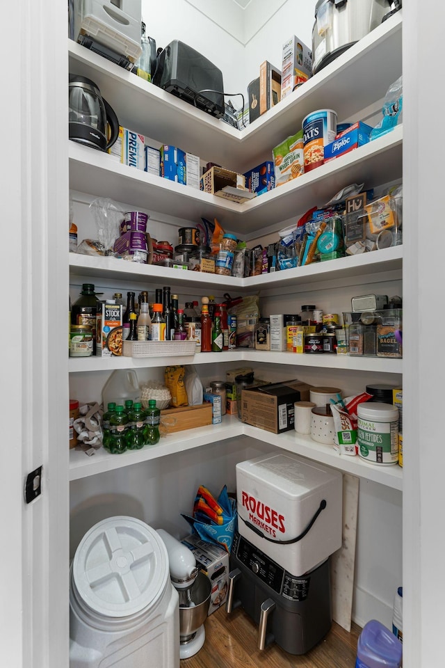 view of pantry