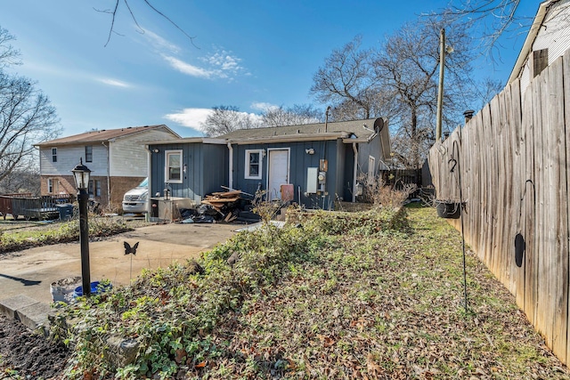 view of rear view of property