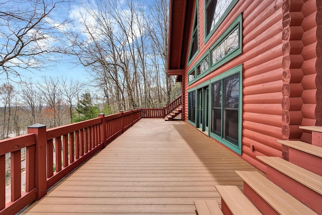 view of deck