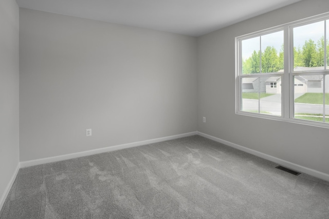 empty room featuring carpet floors