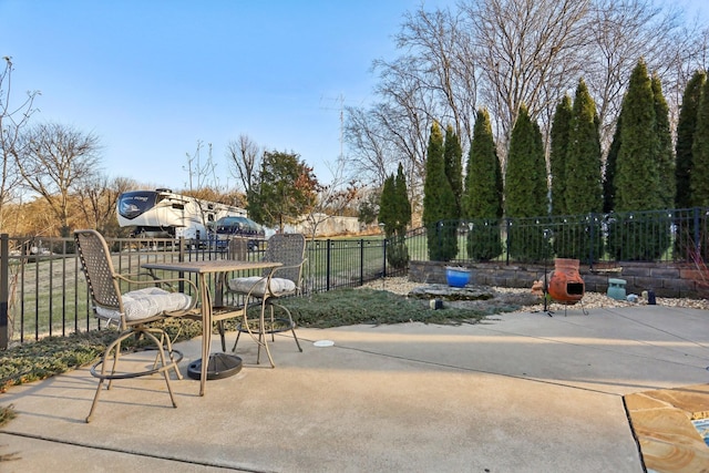 view of patio